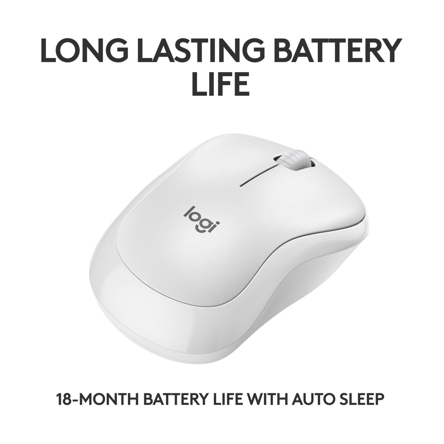 Logitech LOGI M240 Silent Bluetooth Mouse - WHITE