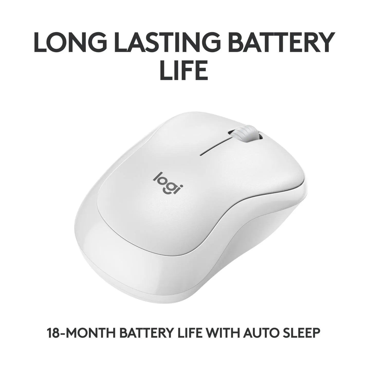 Logitech LOGI M240 Silent Bluetooth Mouse - WHITE