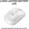 Logitech LOGI M240 Silent Bluetooth Mouse - WHITE