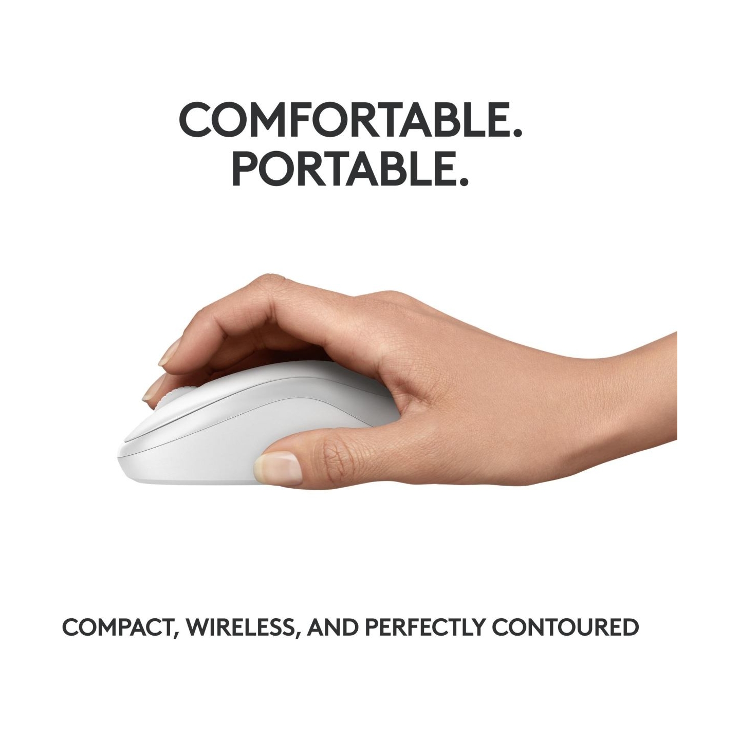 Logitech LOGI M240 Silent Bluetooth Mouse - WHITE