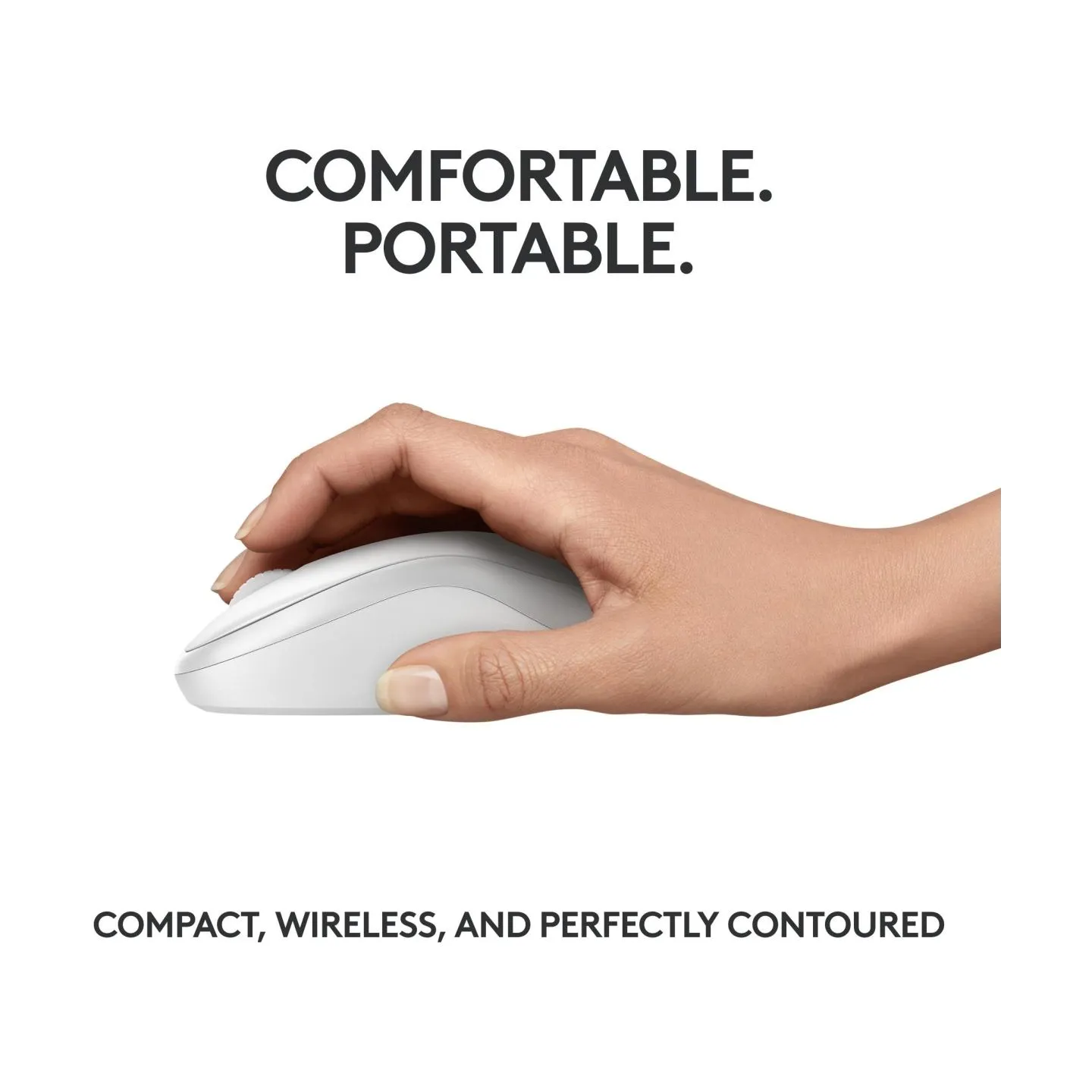 Logitech LOGI M240 Silent Bluetooth Mouse - WHITE