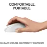 Logitech LOGI M240 Silent Bluetooth Mouse - WHITE