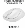 Logitech LOGI M240 Silent Bluetooth Mouse - WHITE