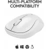 Logitech LOGI M240 Silent Bluetooth Mouse - WHITE