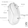 Logitech LOGI M240 Silent Bluetooth Mouse - WHITE