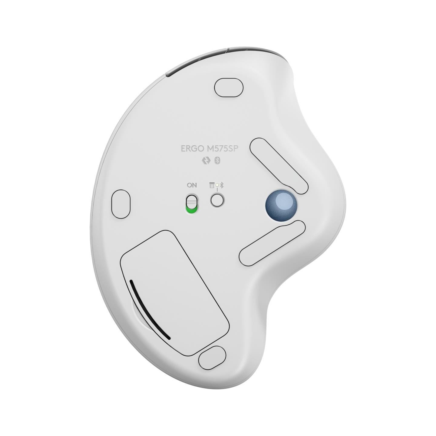 Logitech Mouse  ERGO M575S White / 910-007030