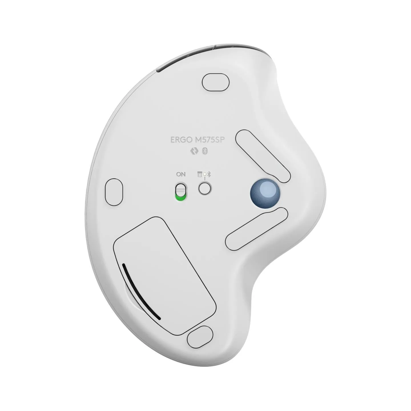 Logitech Mouse  ERGO M575S White / 910-007030
