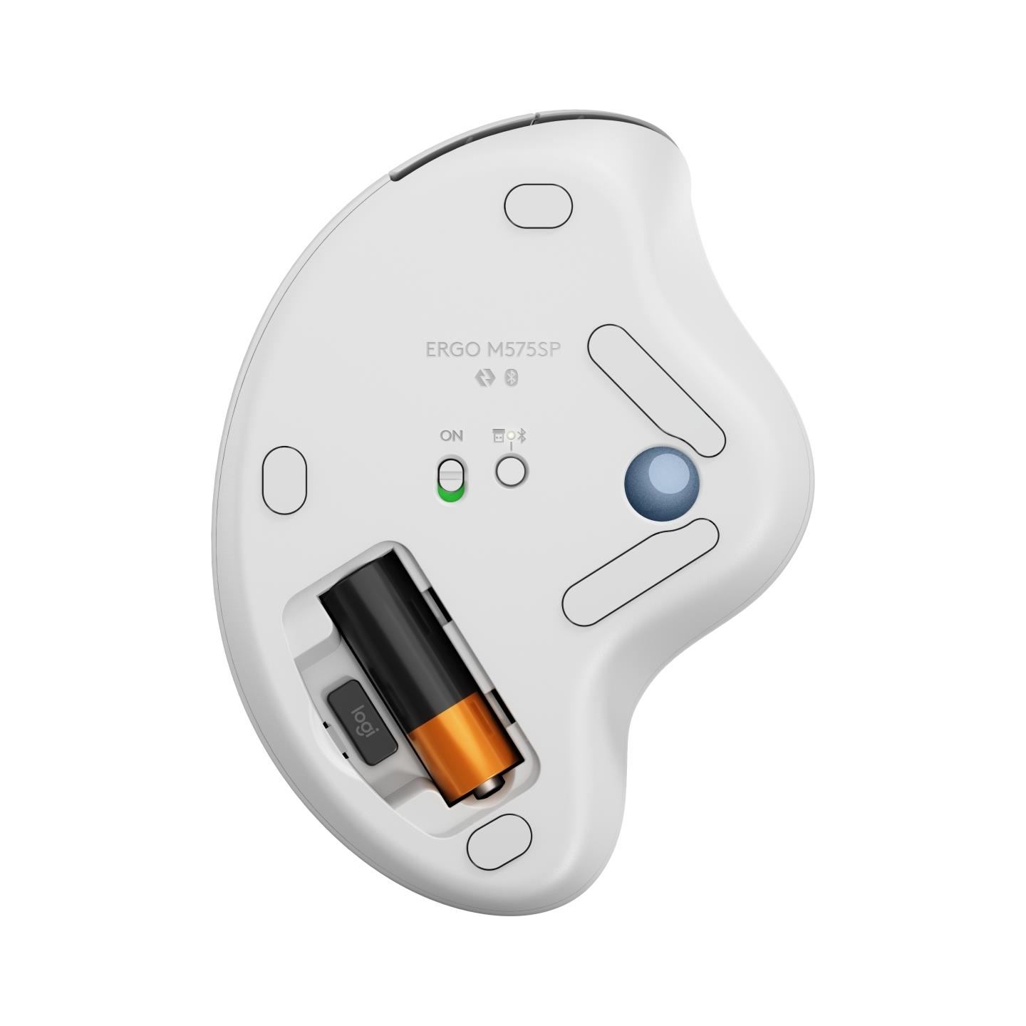 Logitech Mouse  ERGO M575S White / 910-007030