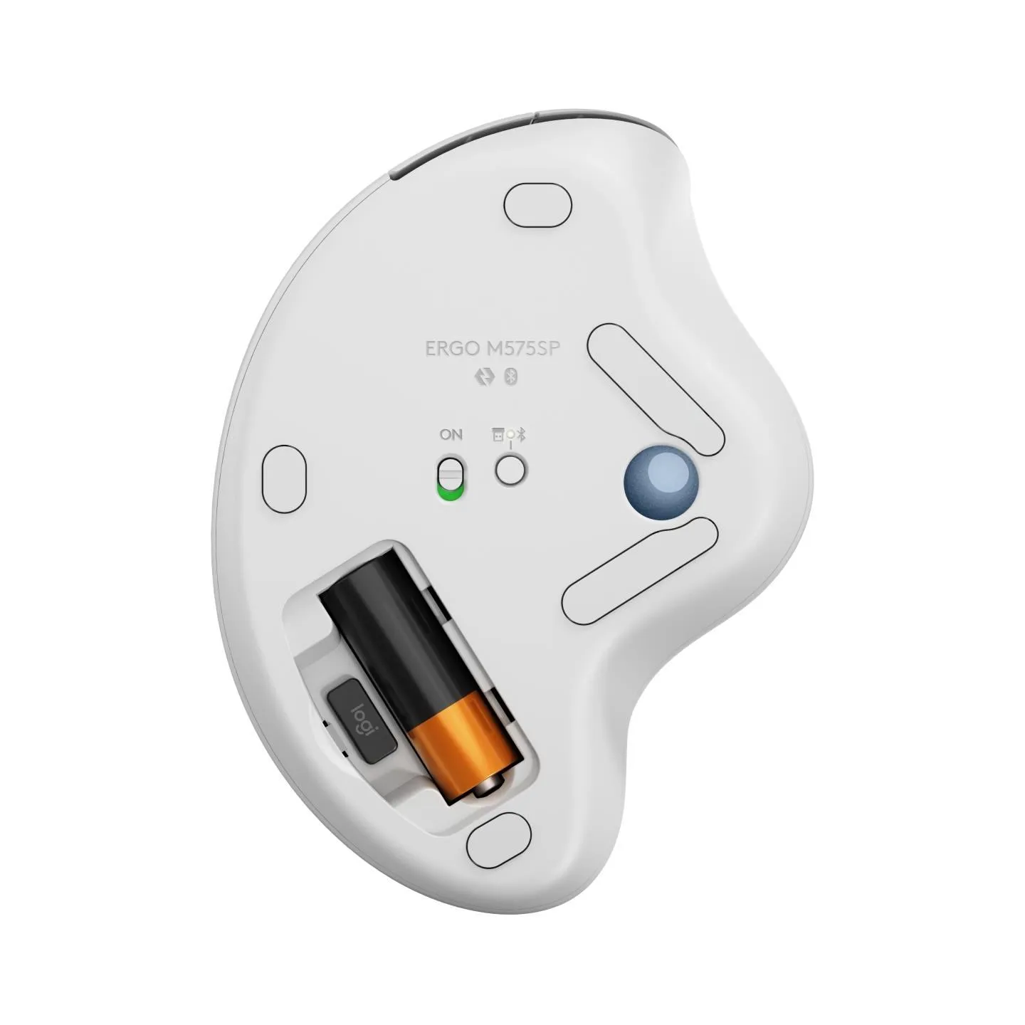 Logitech Mouse  ERGO M575S White / 910-007030