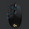 Logitech G203 LIGHTSYNC Corded Gaming Mouse - BLACK - USB