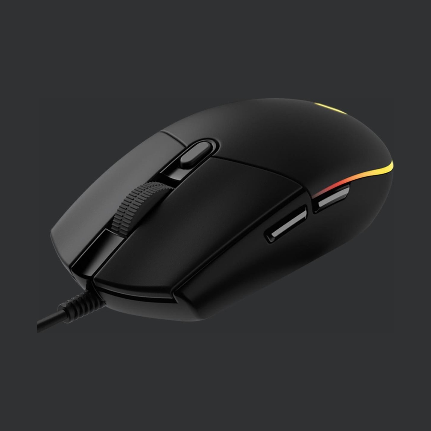 Logitech G203 LIGHTSYNC Corded Gaming Mouse - BLACK - USB