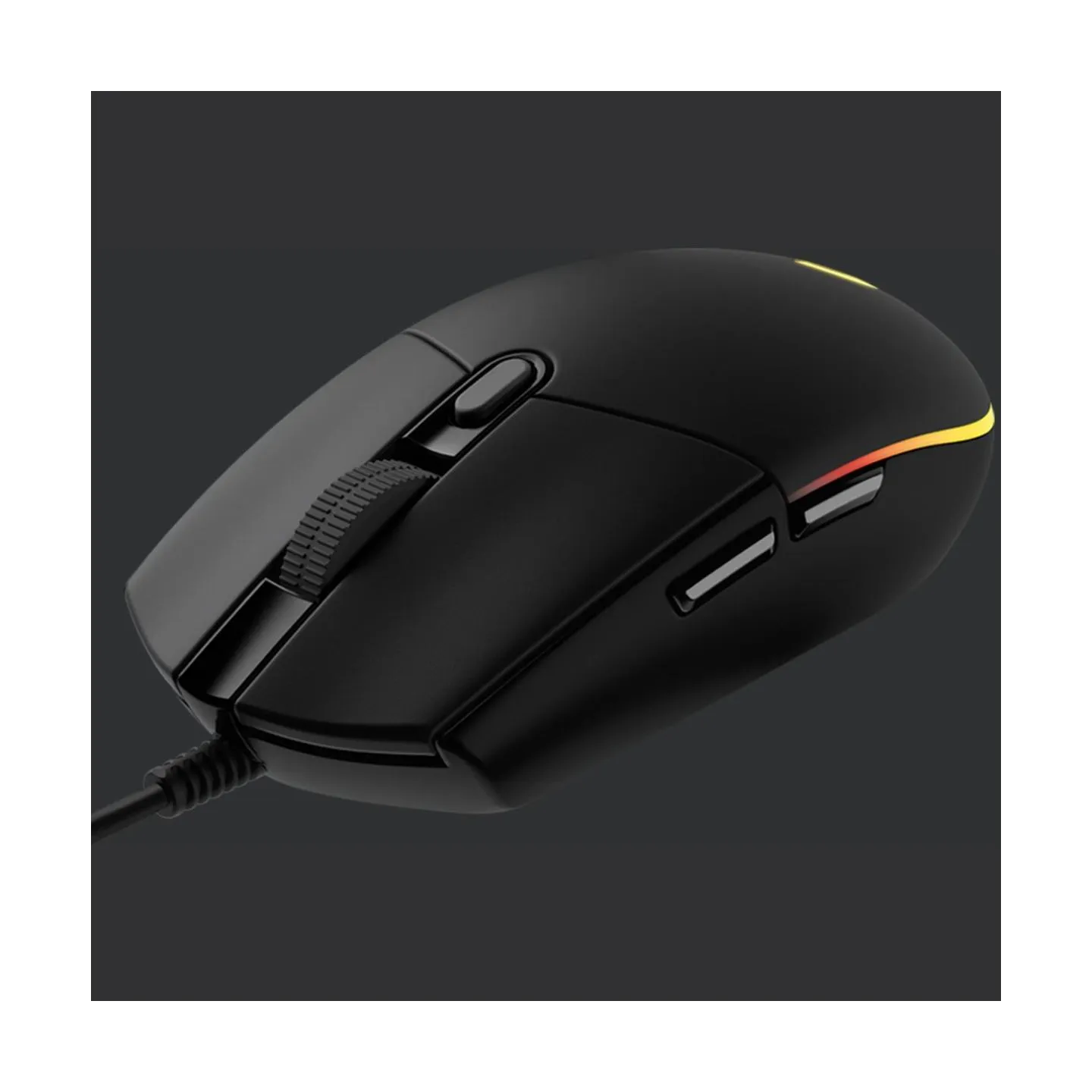 Logitech G203 LIGHTSYNC Corded Gaming Mouse - BLACK - USB