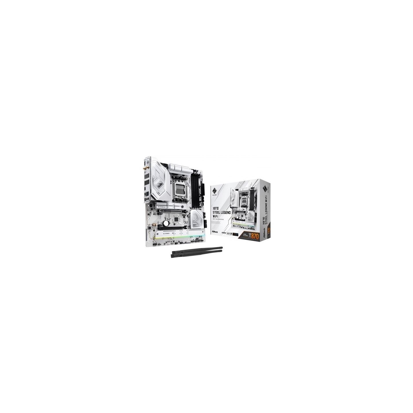 Asrock Motherboard X870 STEEL LEGEND WIFI AM5 4DDR5 M.2 ATX