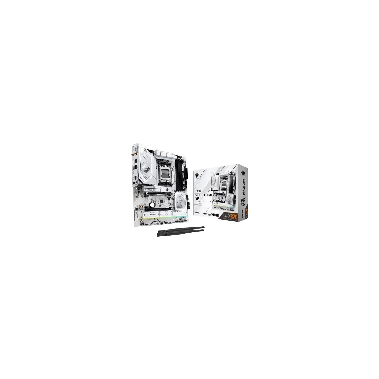 Asrock Motherboard X870 STEEL LEGEND WIFI AM5 4DDR5 M.2 ATX