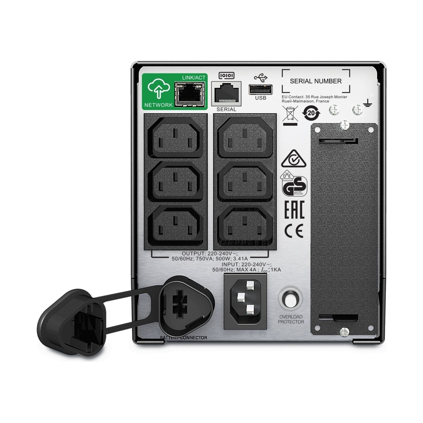 APC SMART-UPS 750VA LCD 230V WITH SMARTCONNECT