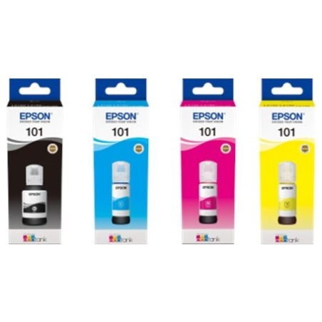 Epson 1LB 101 EcoTank Cyan ink bottle