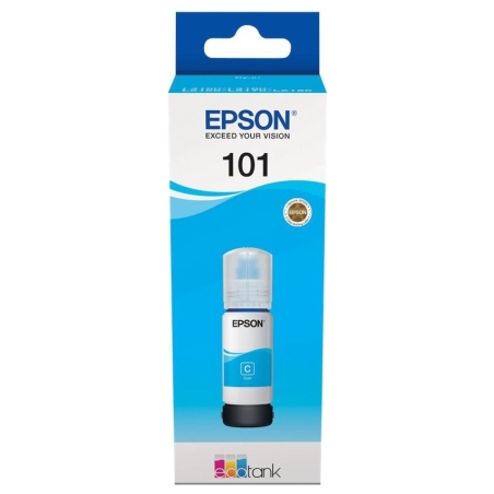 Epson 1LB 101 EcoTank Cyan ink bottle