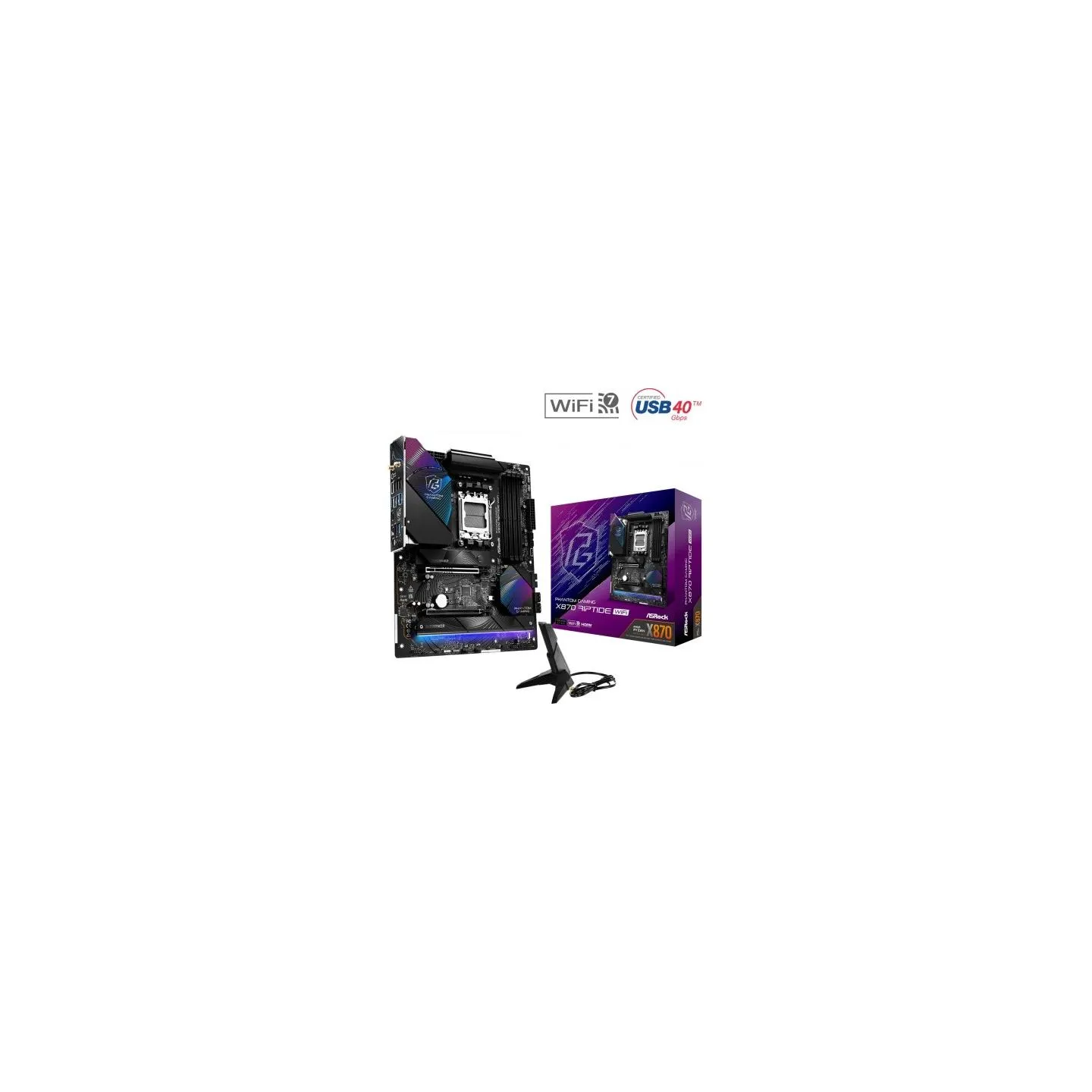 Asrock Motherboard X870 RIPTIDE WIFI 4DDR5 M.2 ATX