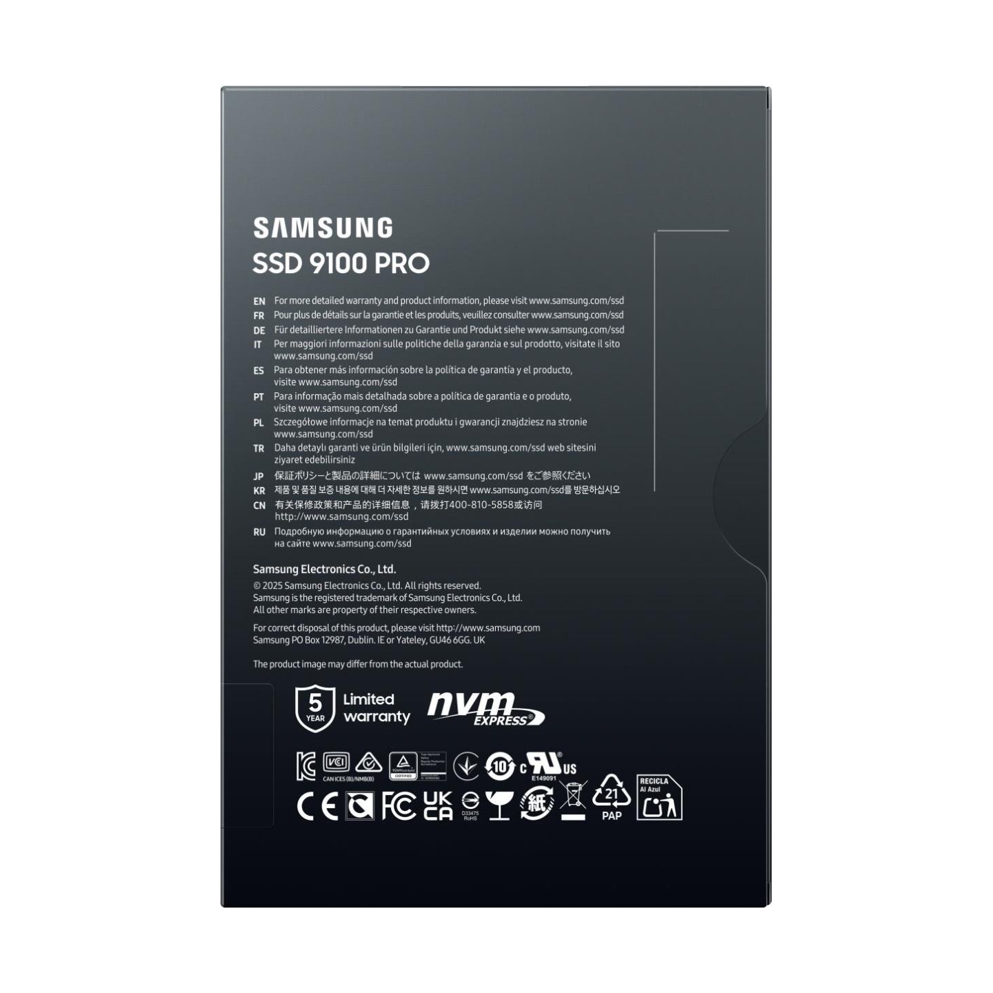 Samsung 9100 PRO SSD 1TB M.2 NVMe