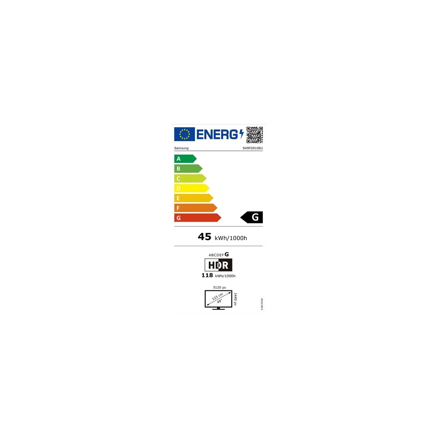 Samsung LS49FG910EUXEN 49inch Curved