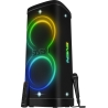 Sven Speaker Party Box SVEN PS-1250, black (300W, TWS, IPx4, Bluetooth, FM, USB, microSD, LED-display, 13500mAh)