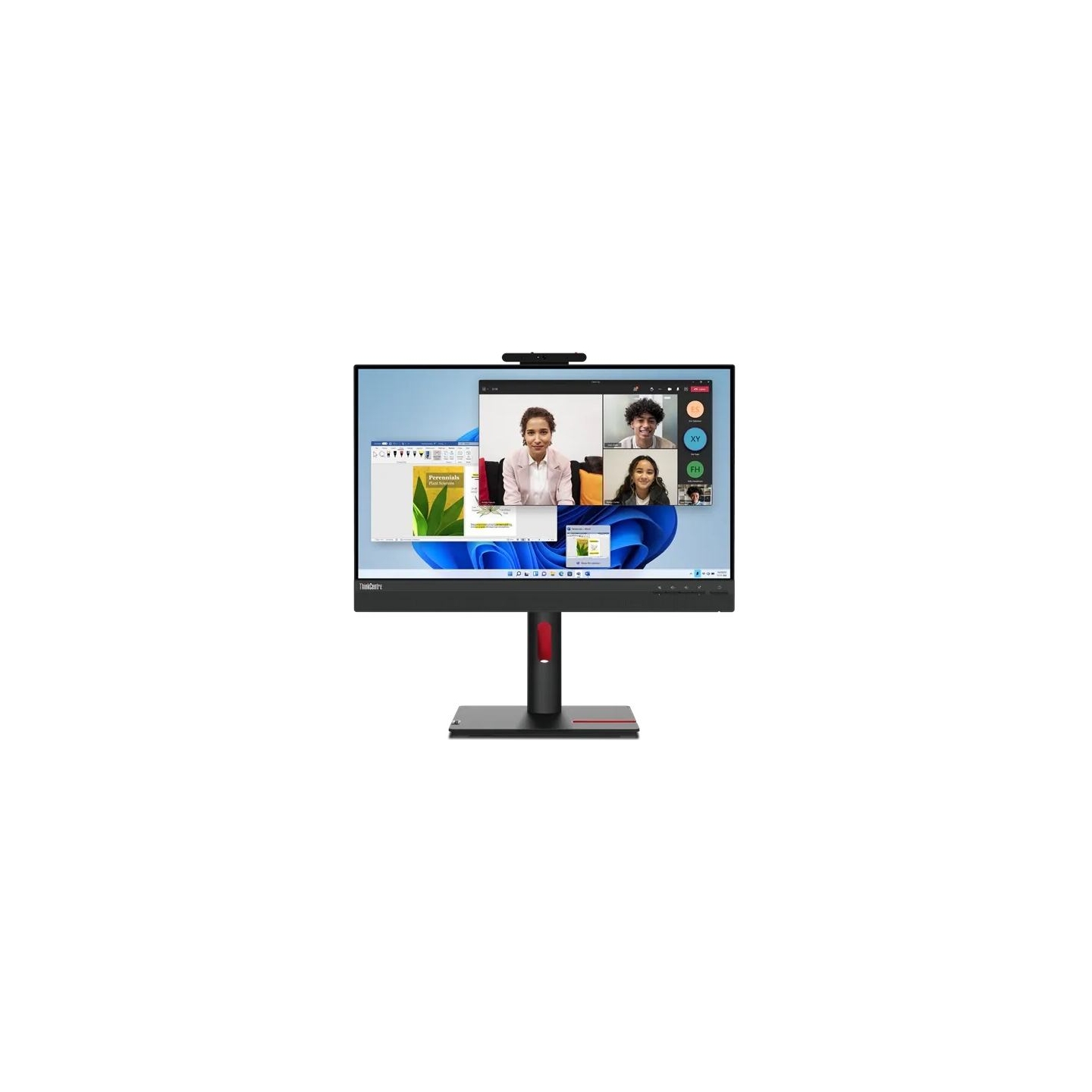 Lenovo TIO 24 G5, 23.8", IPS, 1920X1080, 16:9, 60 HZ, 250N, CAMERA, DUAL MICROPHONE, SPEAKERS (2WX2), TILT/SWIVEL/LIFT/PIVOT, 3Y