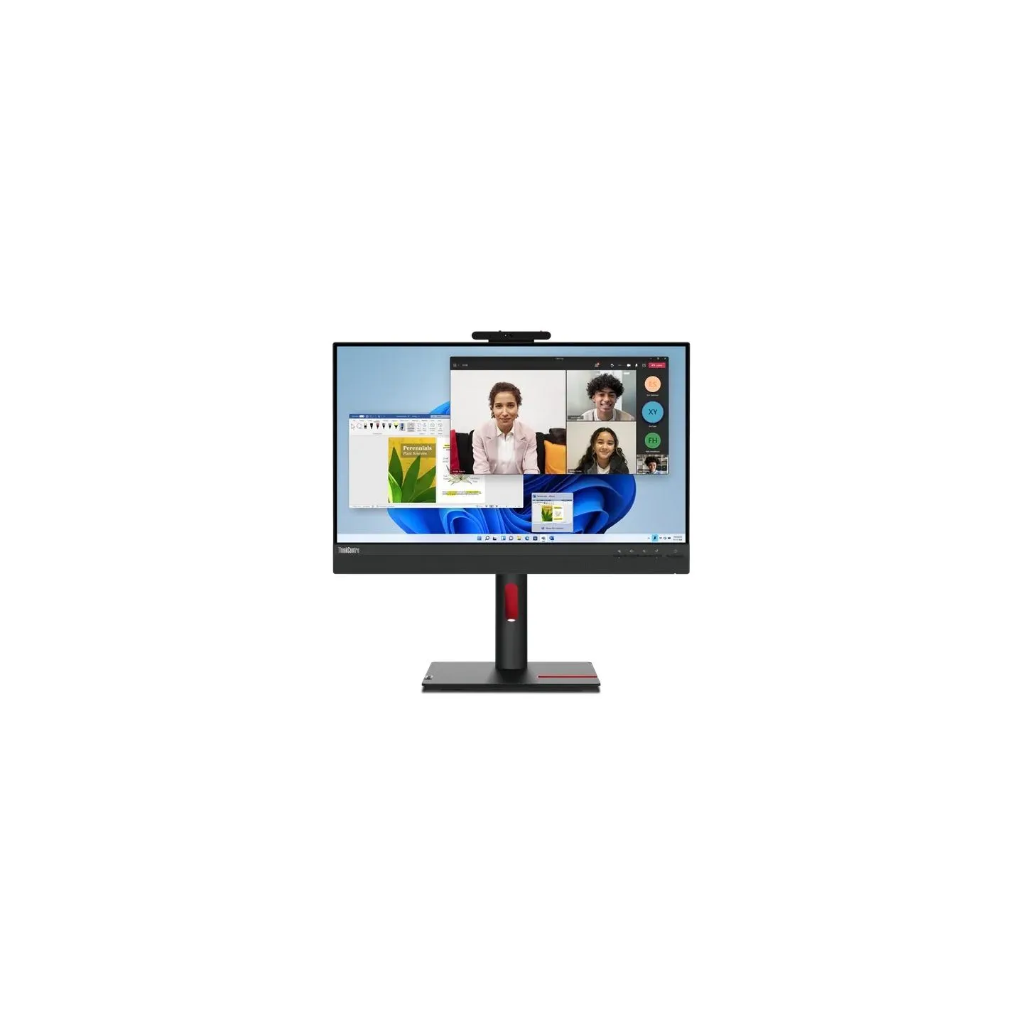 Lenovo TIO 24 G5, 23.8", IPS, 1920X1080, 16:9, 60 HZ, 250N, CAMERA, DUAL MICROPHONE, SPEAKERS (2WX2), TILT/SWIVEL/LIFT/PIVOT, 3Y