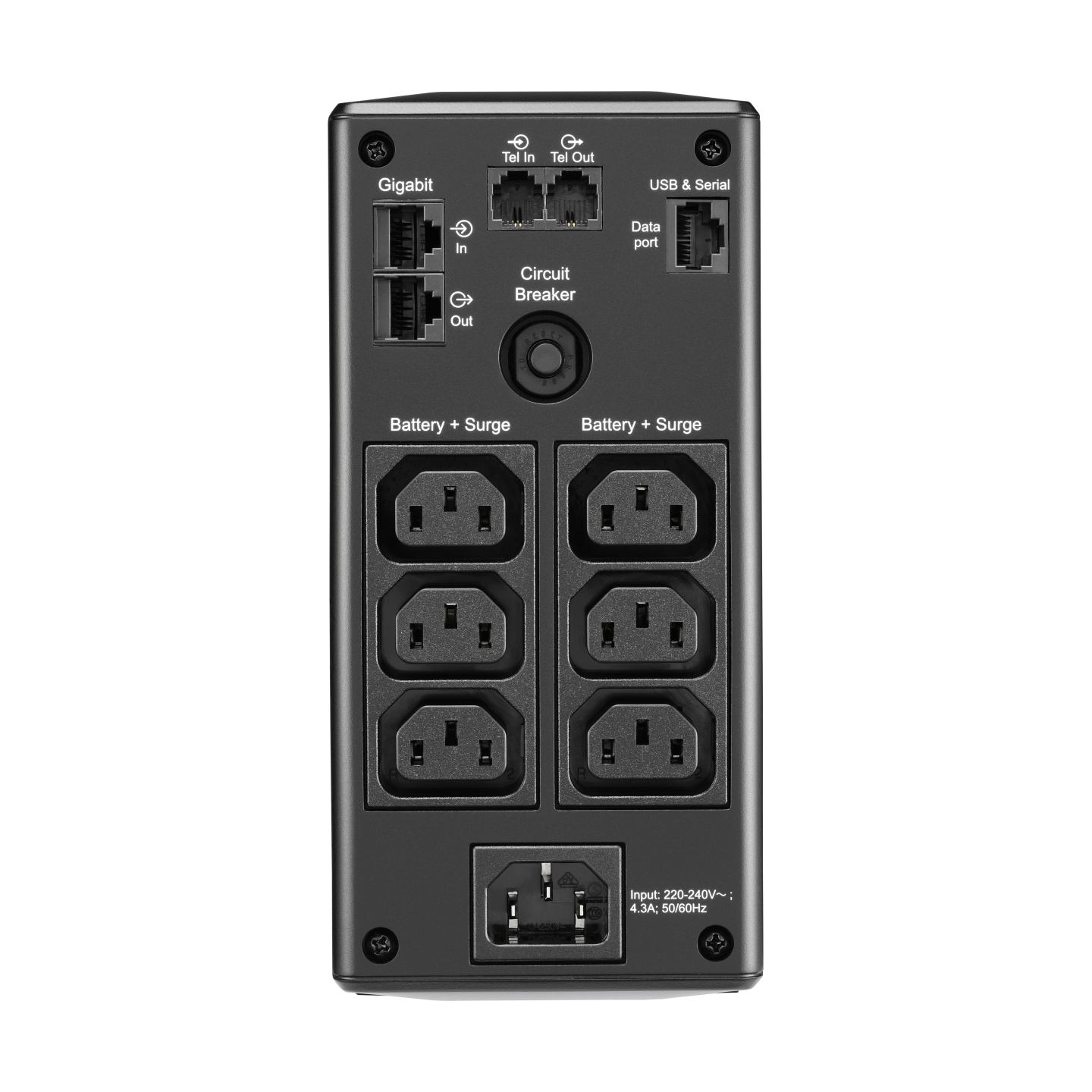 APC Back UPS Pro BR 650VA, 6 Outlets, AVR, LCD Interface / BR650MI