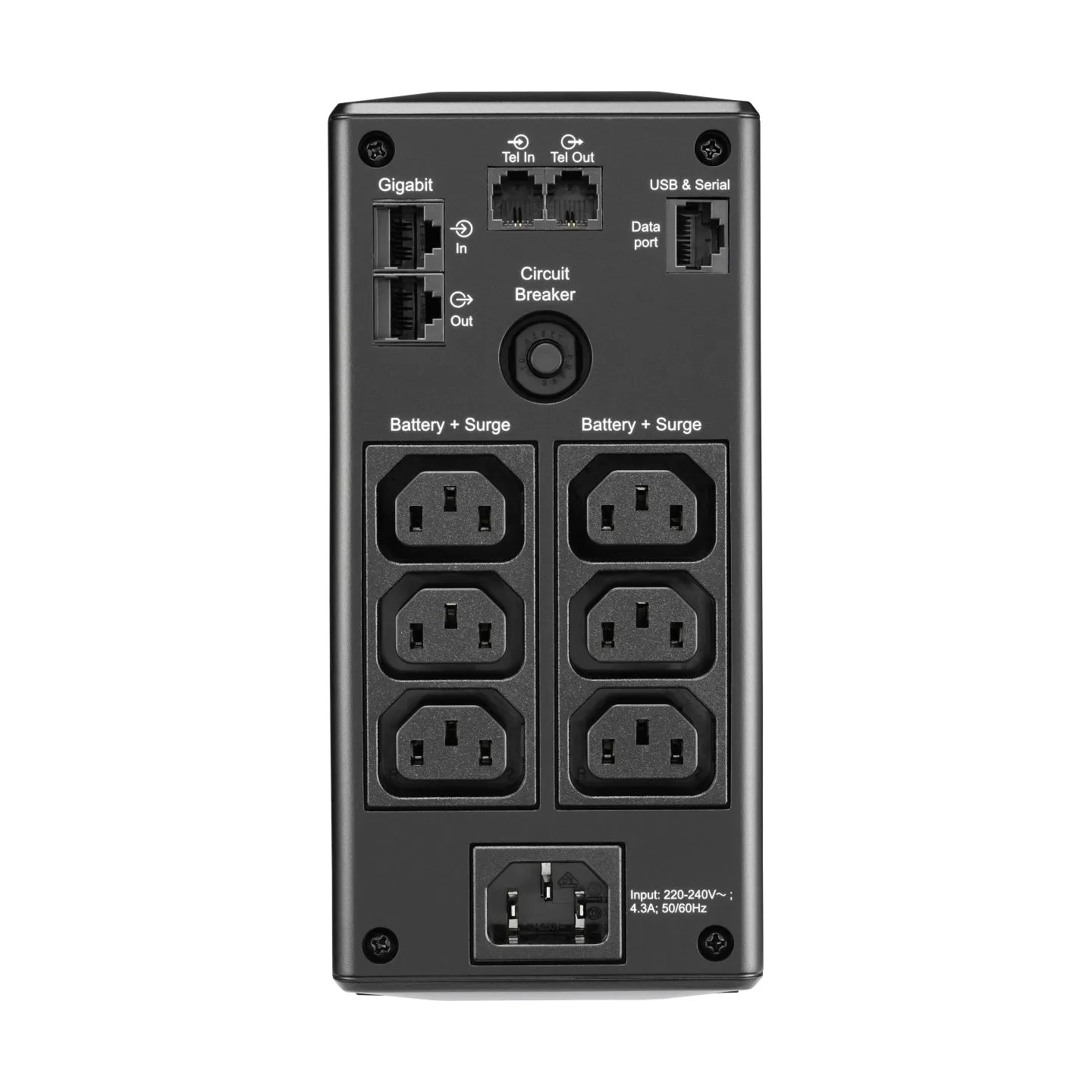 APC Back UPS Pro BR 650VA, 6 Outlets, AVR, LCD Interface / BR650MI