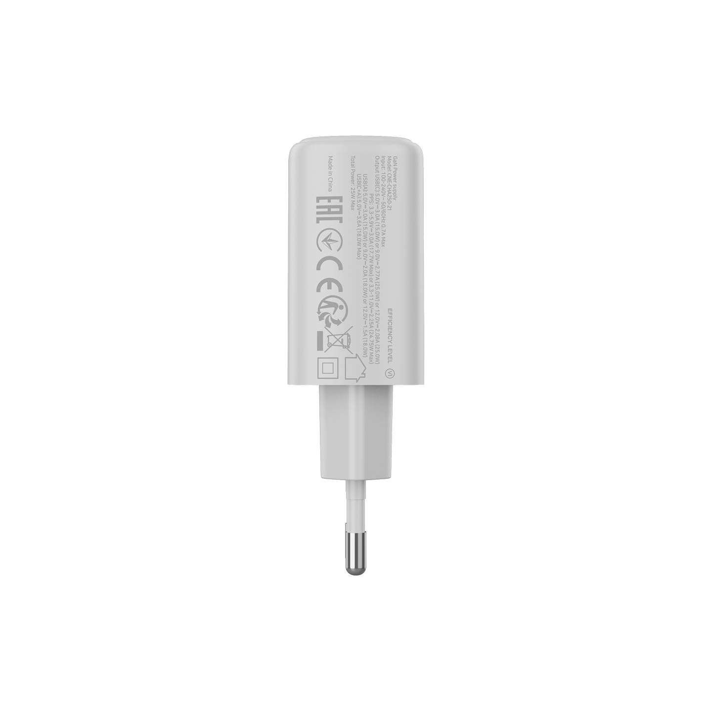 Canyon charger OnCharge 250 25W 1xPD 1xQC EU White