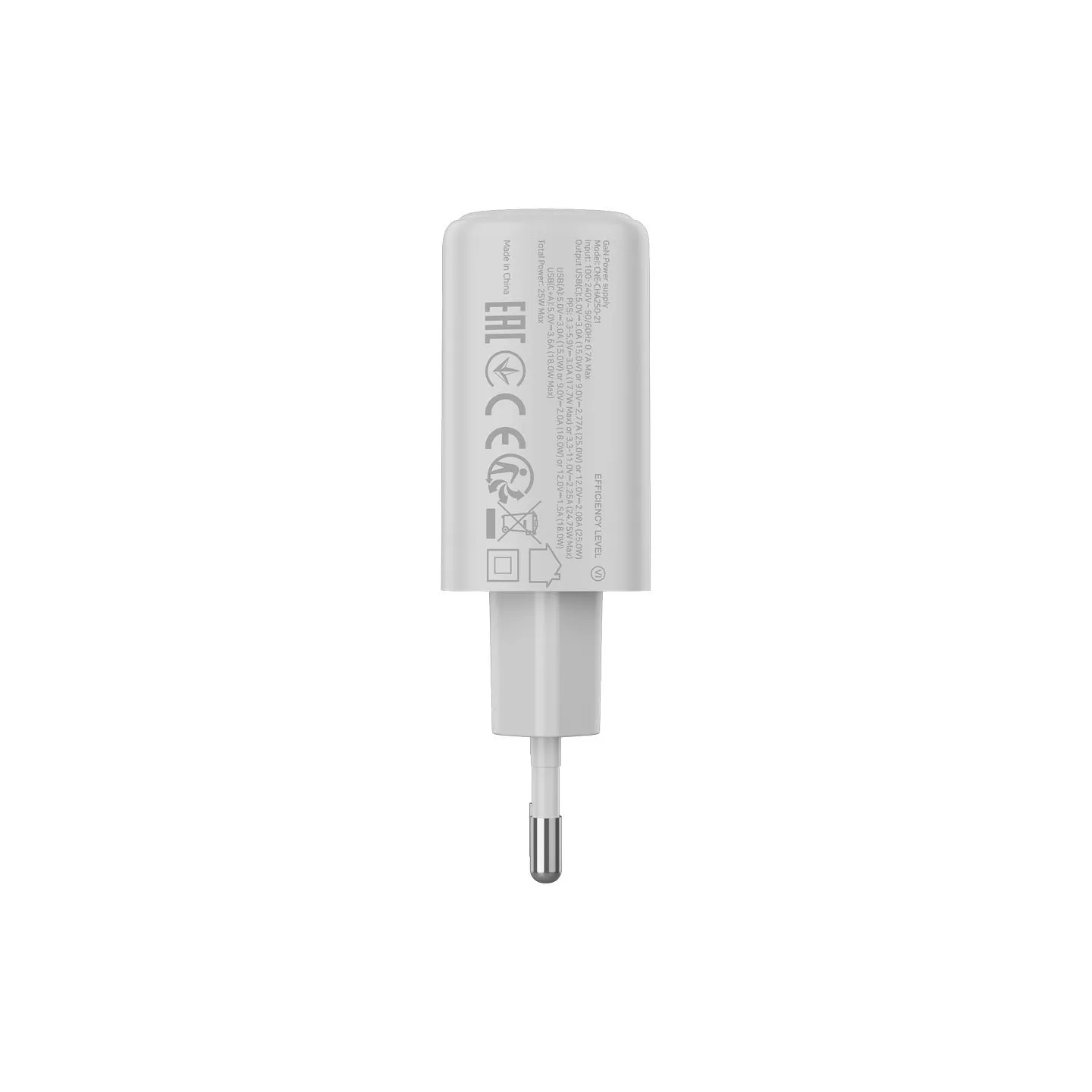 Canyon charger OnCharge 250 25W 1xPD 1xQC EU White