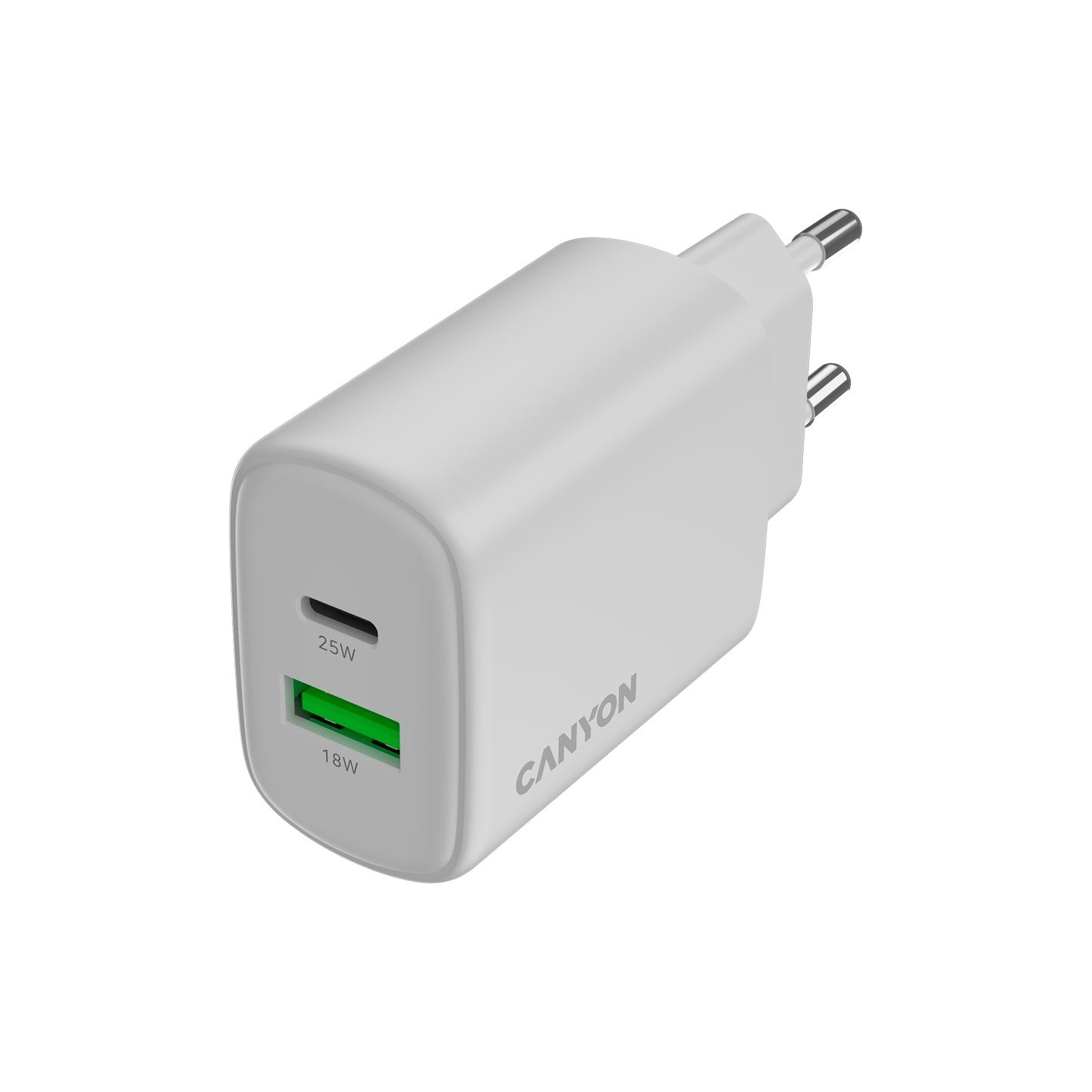 Canyon charger OnCharge 250 25W 1xPD 1xQC EU White