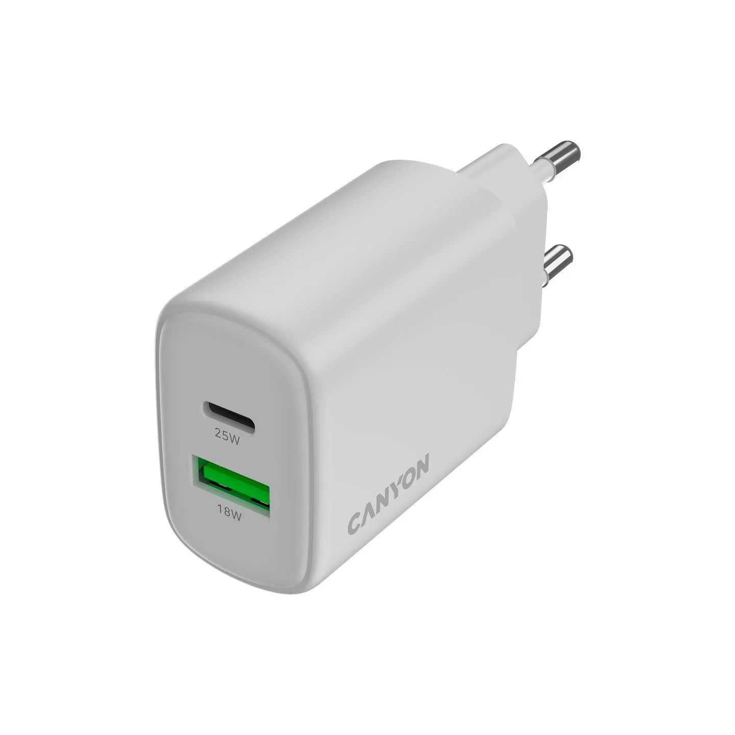 Canyon charger OnCharge 250 25W 1xPD 1xQC EU White