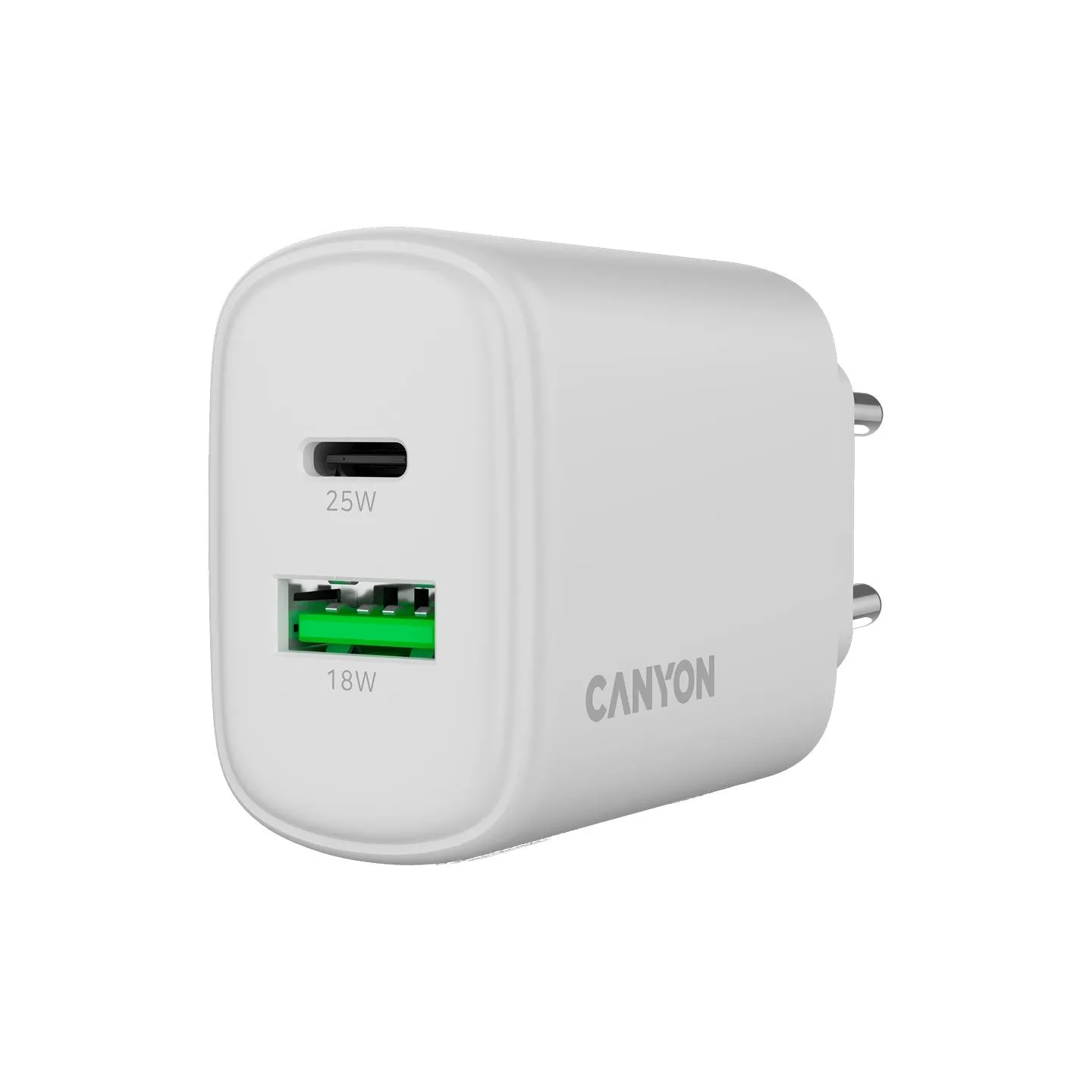 Canyon charger OnCharge 250 25W 1xPD 1xQC EU White