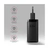 Axagon GaN wallcharger <240V / 3x port (USB + dual USB-C), PD3.0/QC4+/PPS/Apple. 65W total power.