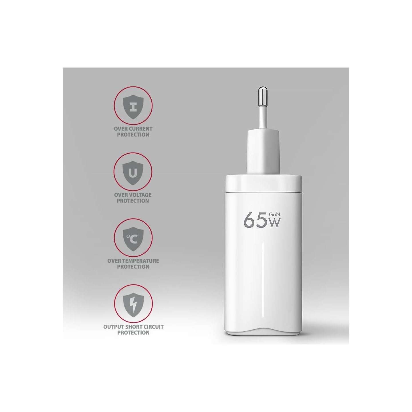 Axagon MOBILE CHARGER WALL USB 65W/GAN 3PORT ACU-DPQ65W AXAGON