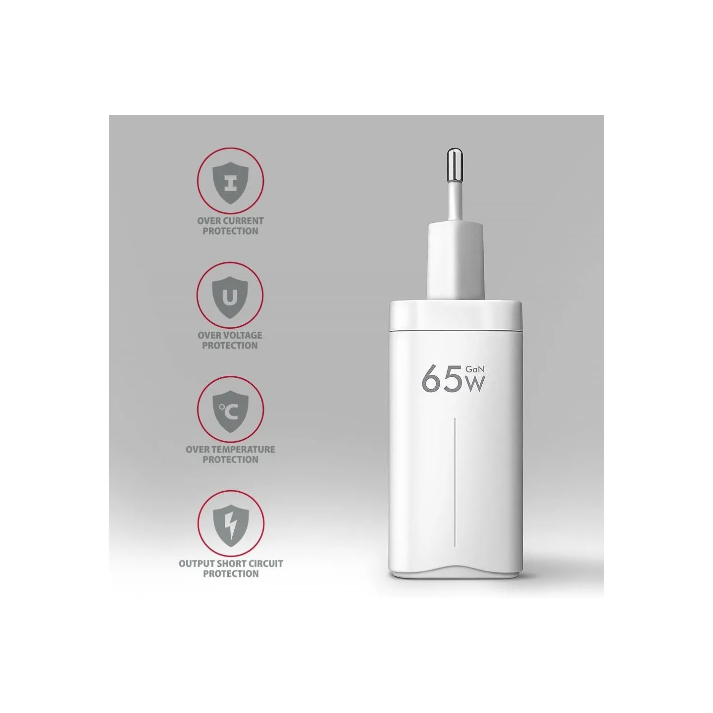 Axagon MOBILE CHARGER WALL USB 65W/GAN 3PORT ACU-DPQ65W AXAGON