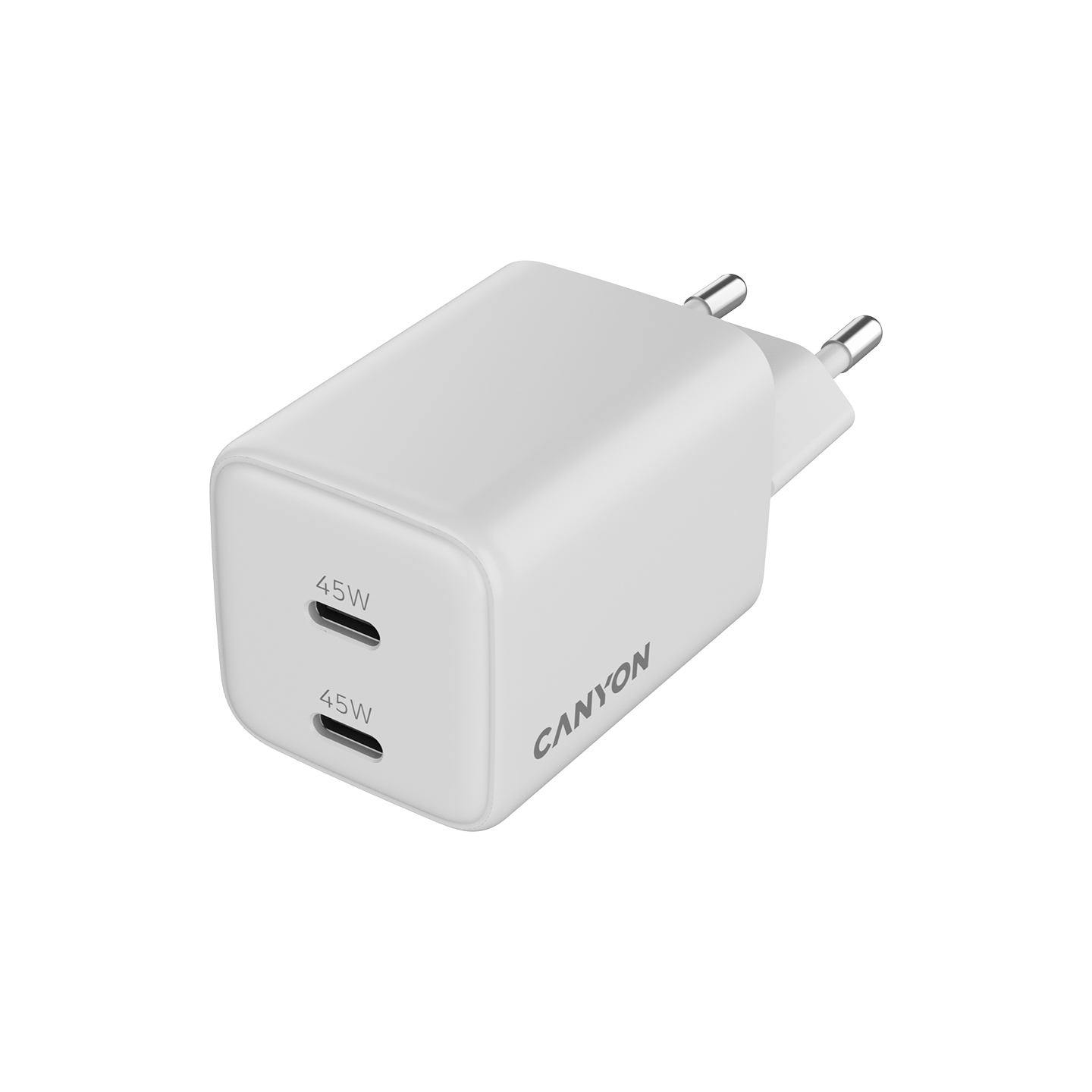 Canyon charger CU45CC GaN 45W 2xPD EU White
