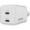 Canyon charger CU45CC GaN 45W 2xPD EU White