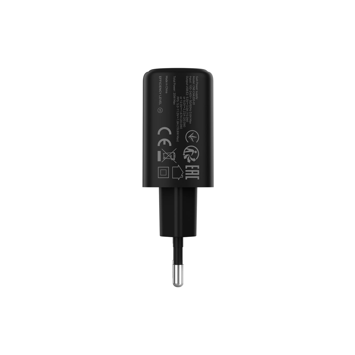 Canyon charger OnCharge 200 20W 1xPD EU Black
