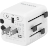 Canyon Travel Adapter OnTour One EU/UK/US/AUS White