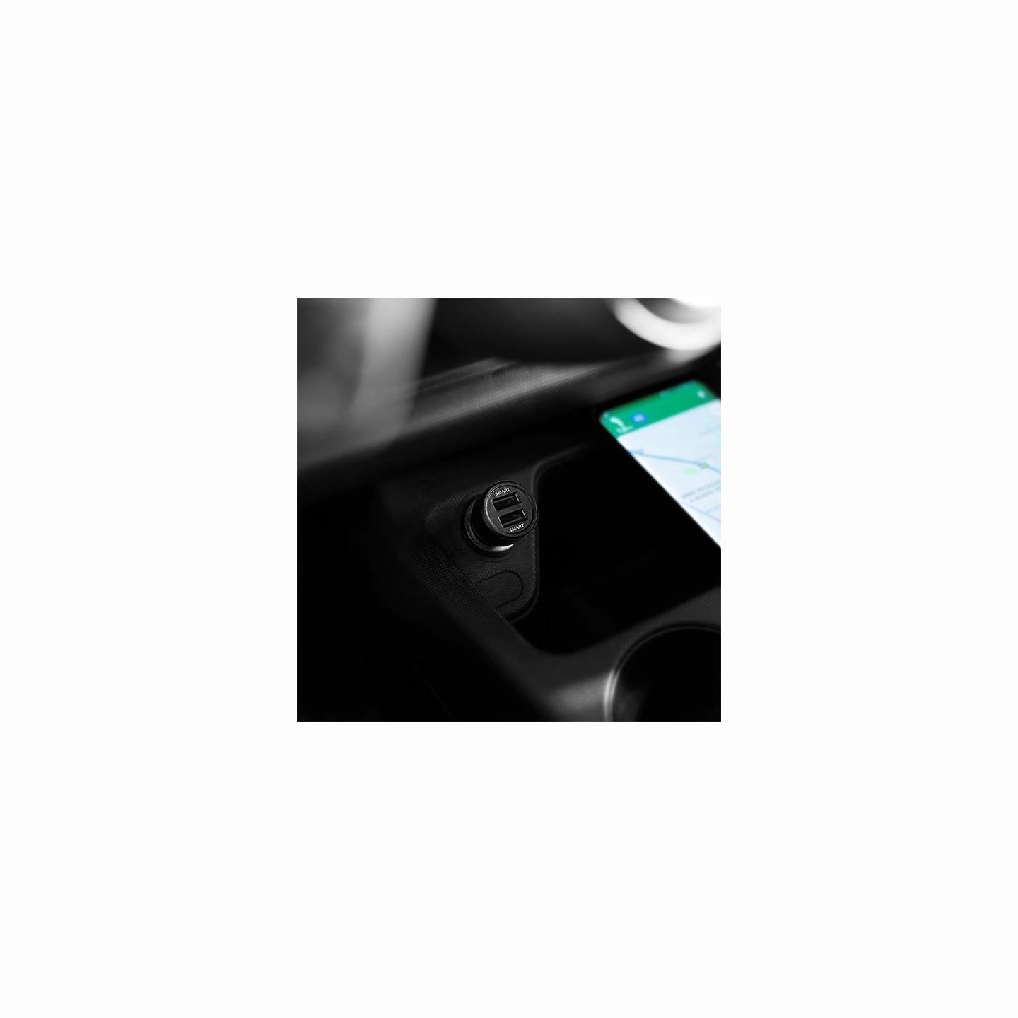 Axagon PWC-5V5 car charger Smart 5V 2,4A + 2,4A, 24W, black