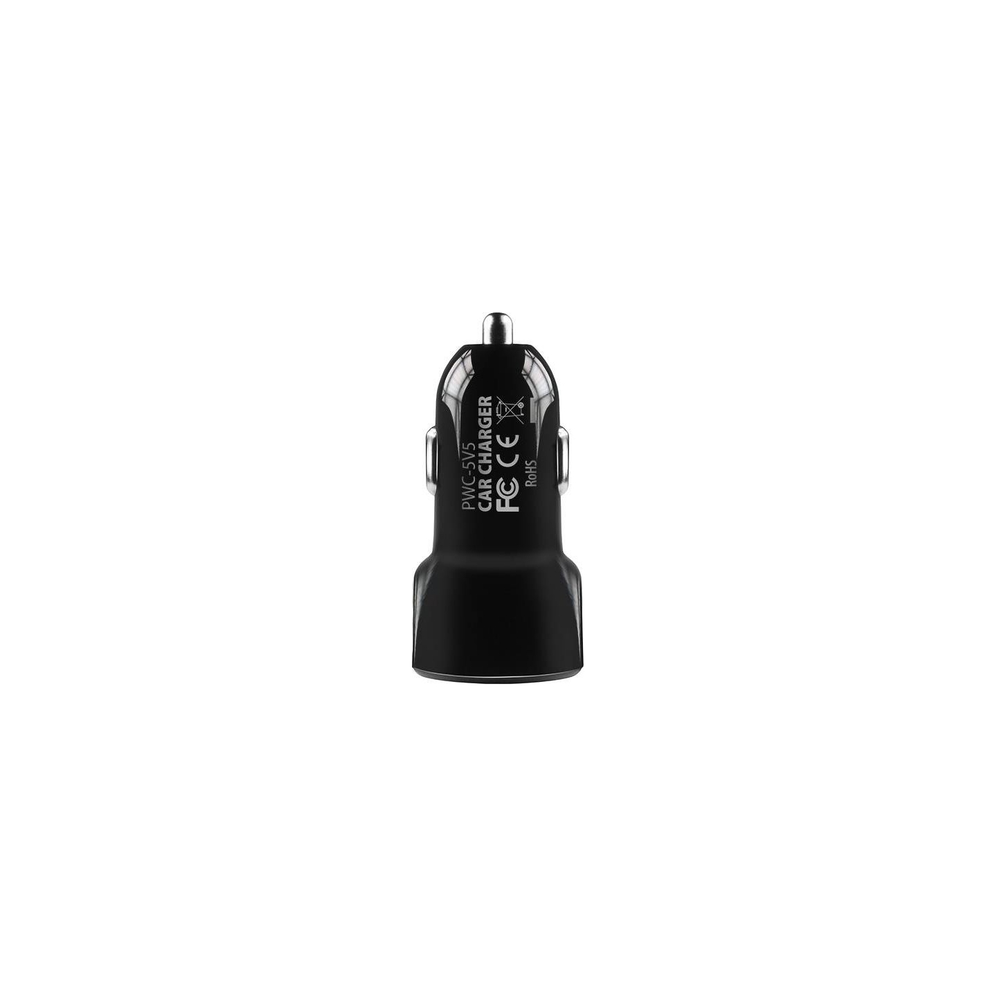 Axagon PWC-5V5 car charger Smart 5V 2,4A + 2,4A, 24W, black