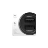 Axagon PWC-5V5 car charger Smart 5V 2,4A + 2,4A, 24W, black