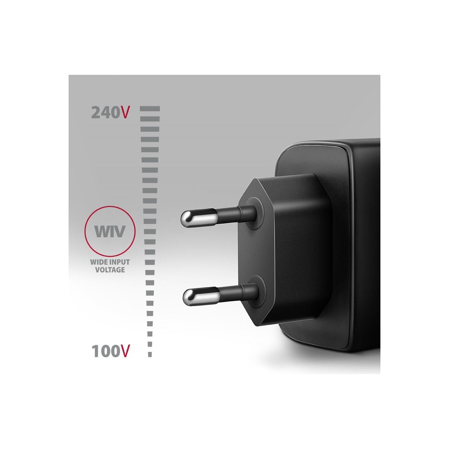 Axagon ACU-PQ45 wall charger QC3.0,4.0/AFC/FCP/PPS/Apple + PD type-C, 45W, black