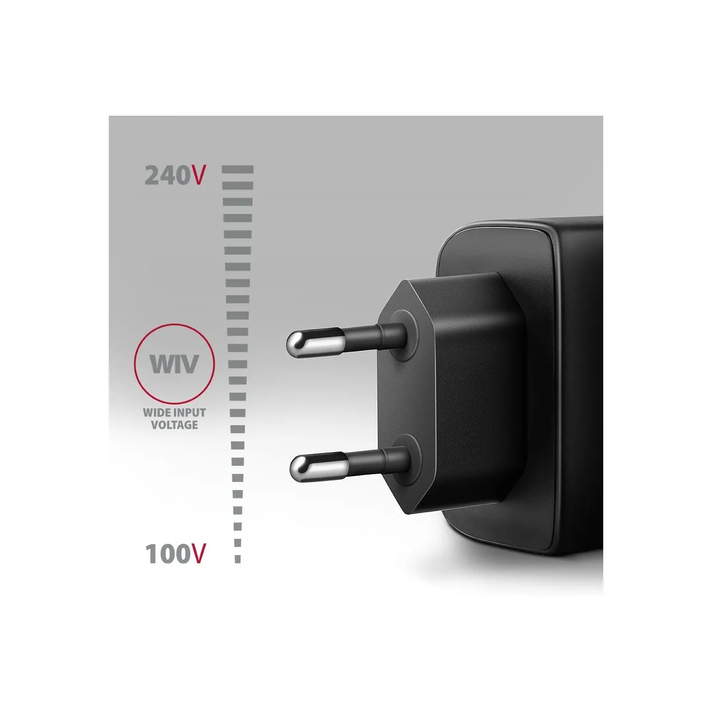 Axagon ACU-PQ45 wall charger QC3.0,4.0/AFC/FCP/PPS/Apple + PD type-C, 45W, black