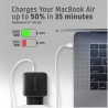 Axagon ACU-PQ45 wall charger QC3.0,4.0/AFC/FCP/PPS/Apple + PD type-C, 45W, black
