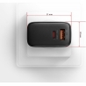 Axagon ACU-PQ45 wall charger QC3.0,4.0/AFC/FCP/PPS/Apple + PD type-C, 45W, black