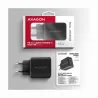 Axagon ACU-PQ45 wall charger QC3.0,4.0/AFC/FCP/PPS/Apple + PD type-C, 45W, black