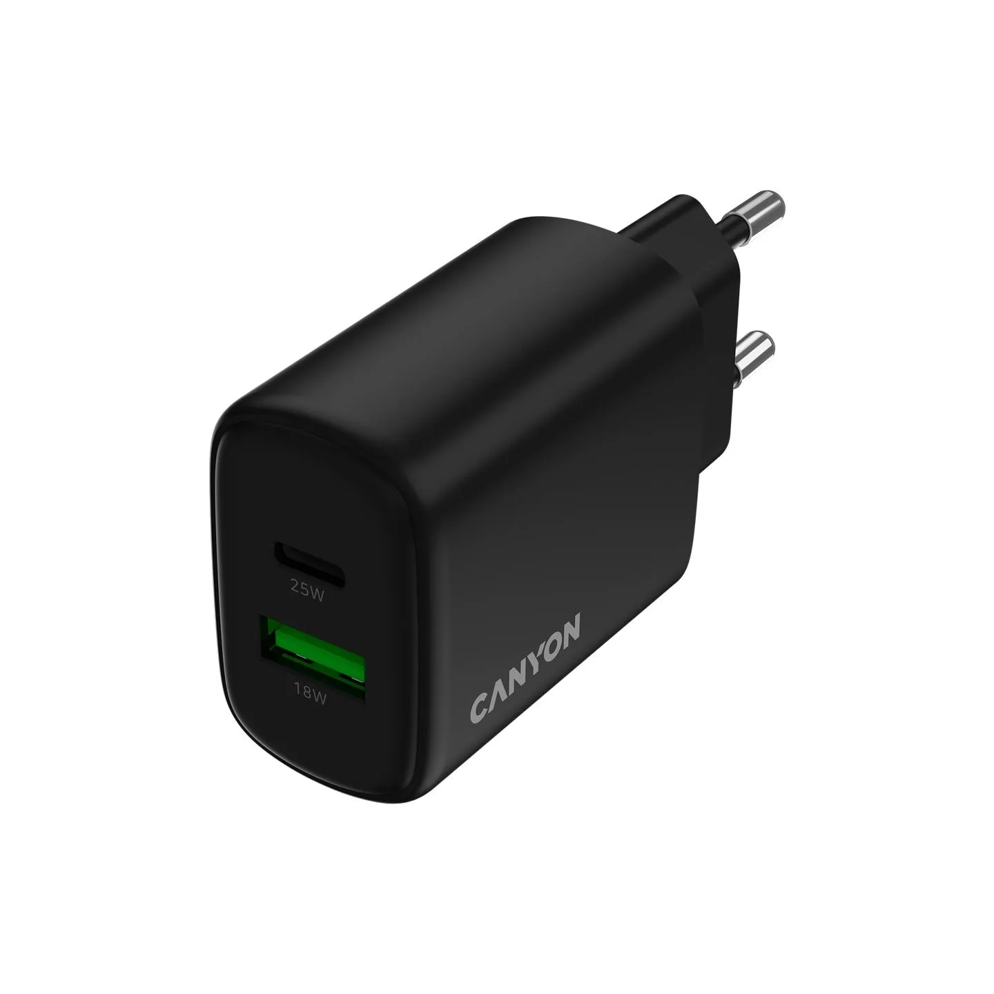 Canyon charger OnCharge 250 25W 1xPD 1xQC EU Black
